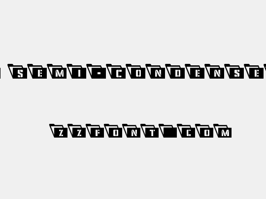 Eyes Only Semi-Condensed Leftalic