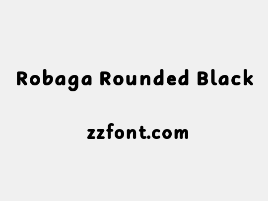 Robaga Rounded Black