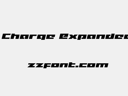 Turbo Charge Expanded Italic