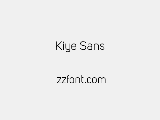 Kiye Sans