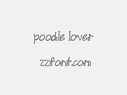 poodle lover