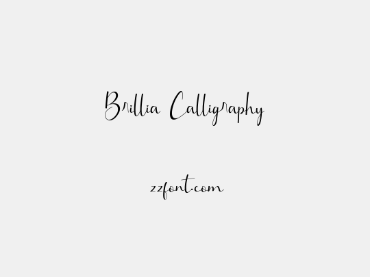 Brillia Calligraphy
