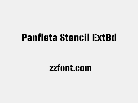 Panfleta Stencil ExtBd