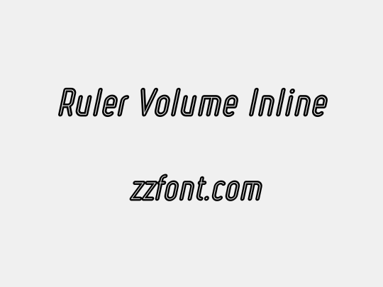 Ruler Volume Inline