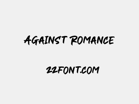 Against Romance