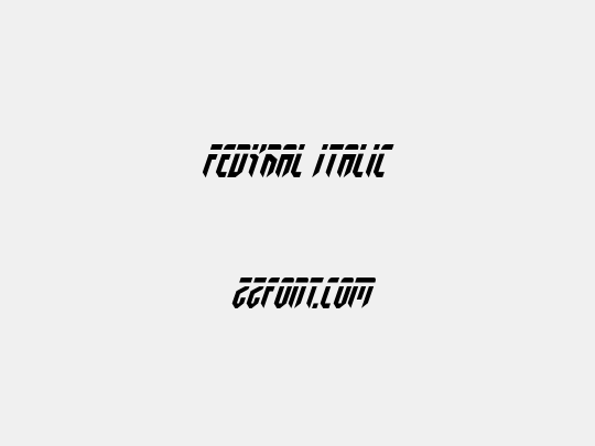 Fedyral Italic