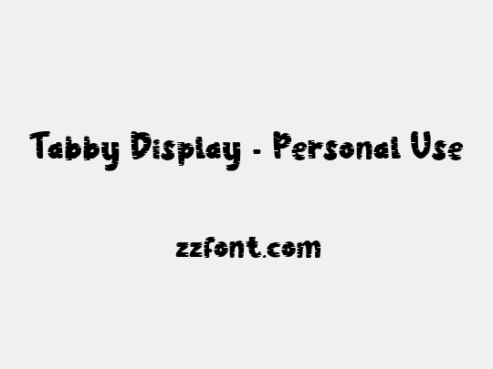 Tabby Display - Personal Use