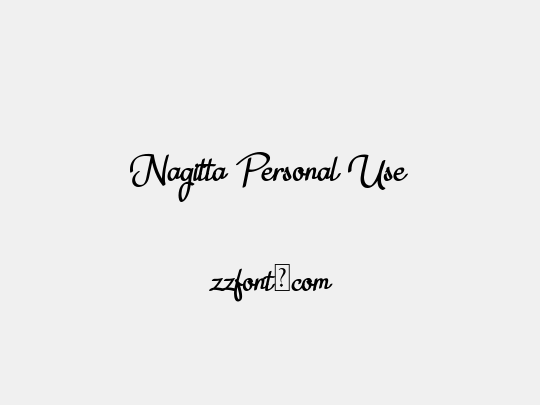 Nagitta Personal Use