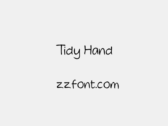 Tidy Hand