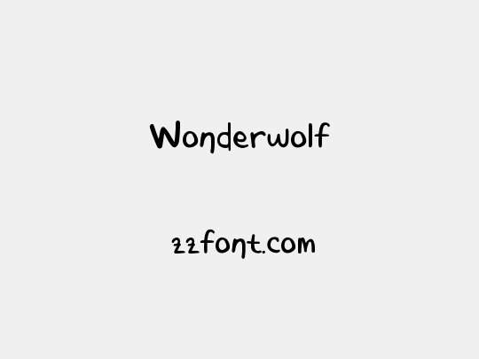 Wonderwolf