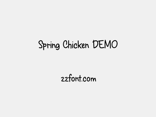 Spring Chicken DEMO
