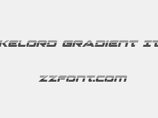 Strikelord Gradient Italic