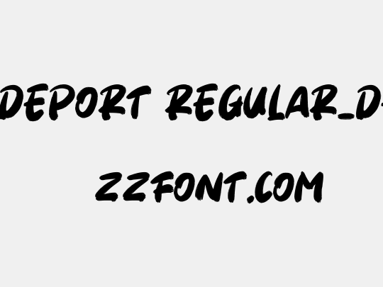 Rhodeport Regular_DEMO