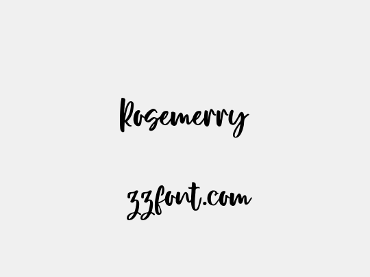 Rosemerry