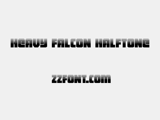 Heavy Falcon Halftone