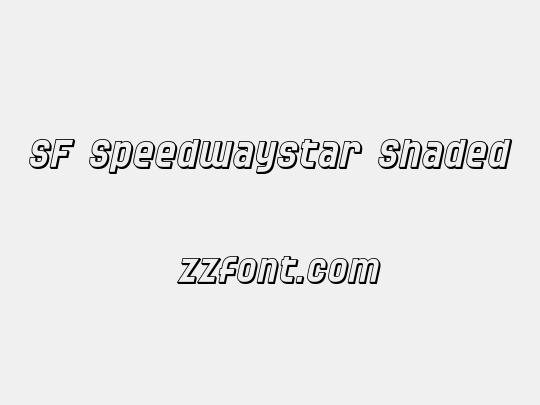 SF Speedwaystar Shaded