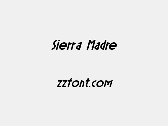 Sierra Madre