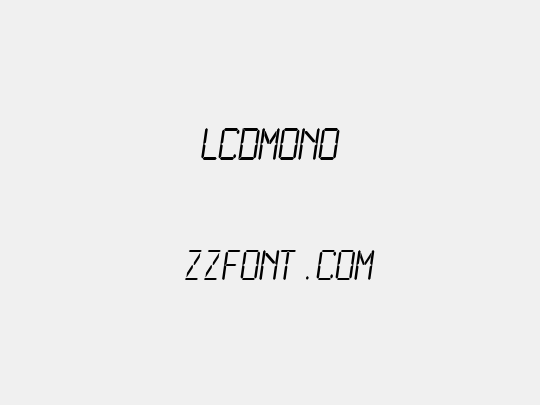 LCDMono