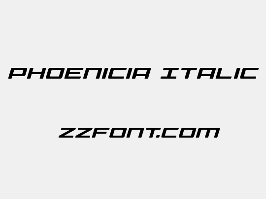 Phoenicia Italic