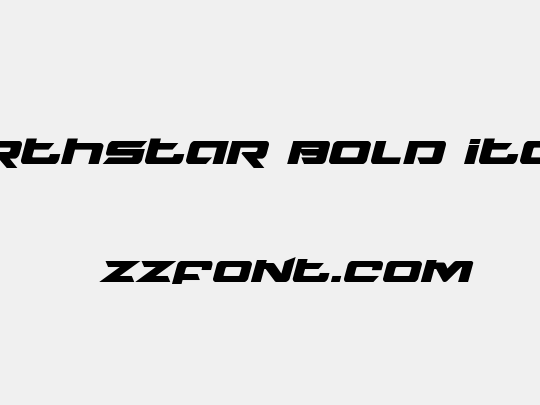 Northstar Bold Italic