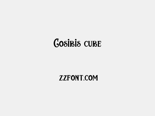 Cosiris cure