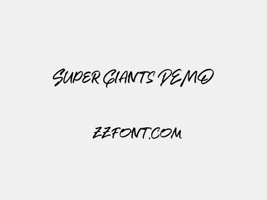 Super Giants DEMO