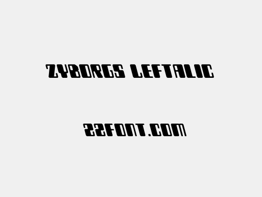 Zyborgs Leftalic