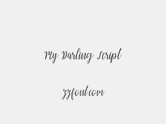 My Darling Script