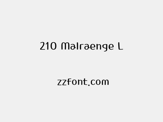 210 Malraenge L
