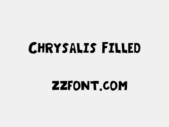 Chrysalis Filled