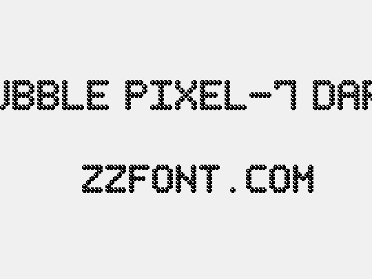 Bubble Pixel-7 Dark