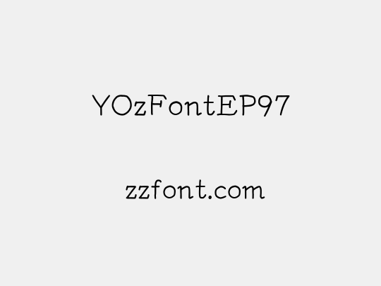 YOzFontEP97