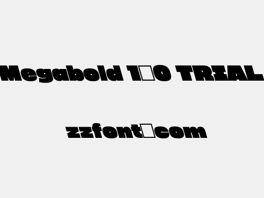 Megabold 1.0 TRIAL