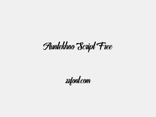 Auntekhno Script Free