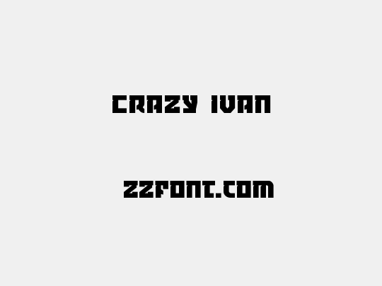 Crazy Ivan