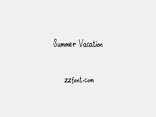 Summer Vacation