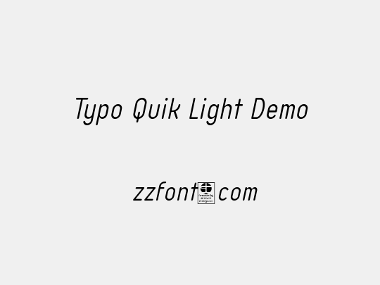 Typo Quik Light Demo