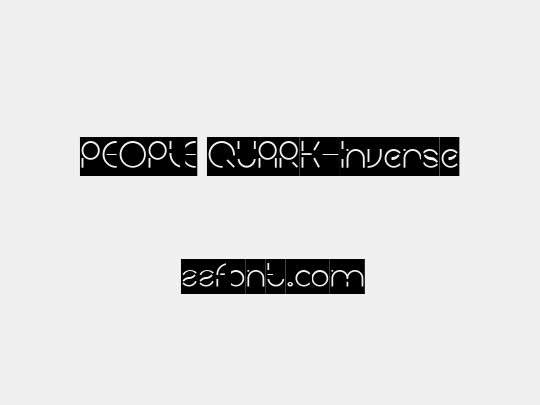 PEOPLE QUARK-Inverse