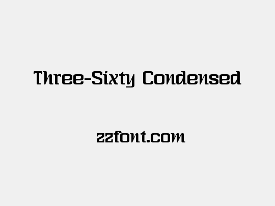Three-Sixty Condensed