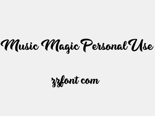 Music Magic Personal Use