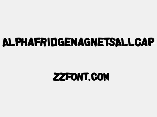 AlphaFridgeMagnetsAllCap