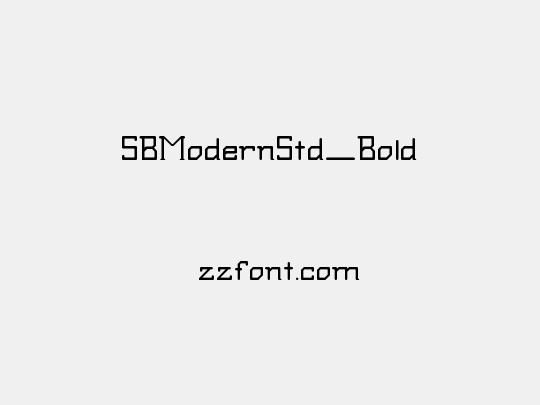 SBModernStd_Bold
