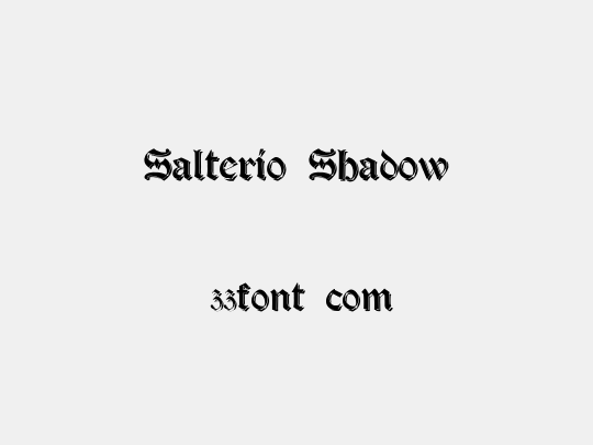 Salterio Shadow