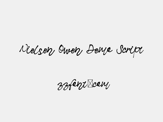Nielsen Owen Demo Script