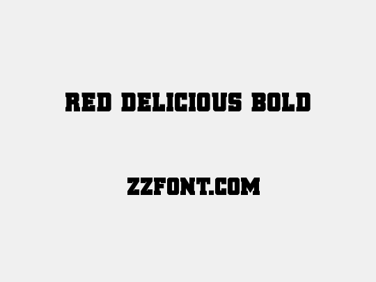Red Delicious Bold