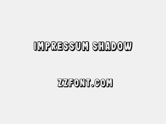 Impressum Shadow