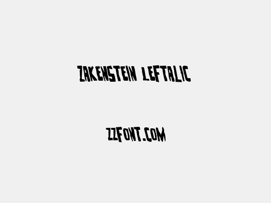 Zakenstein Leftalic