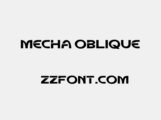 Mecha Oblique