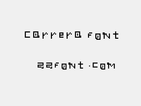 Carrera font
