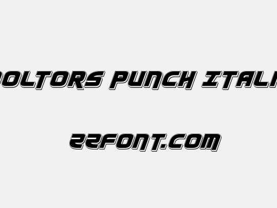 Moltors Punch Italic